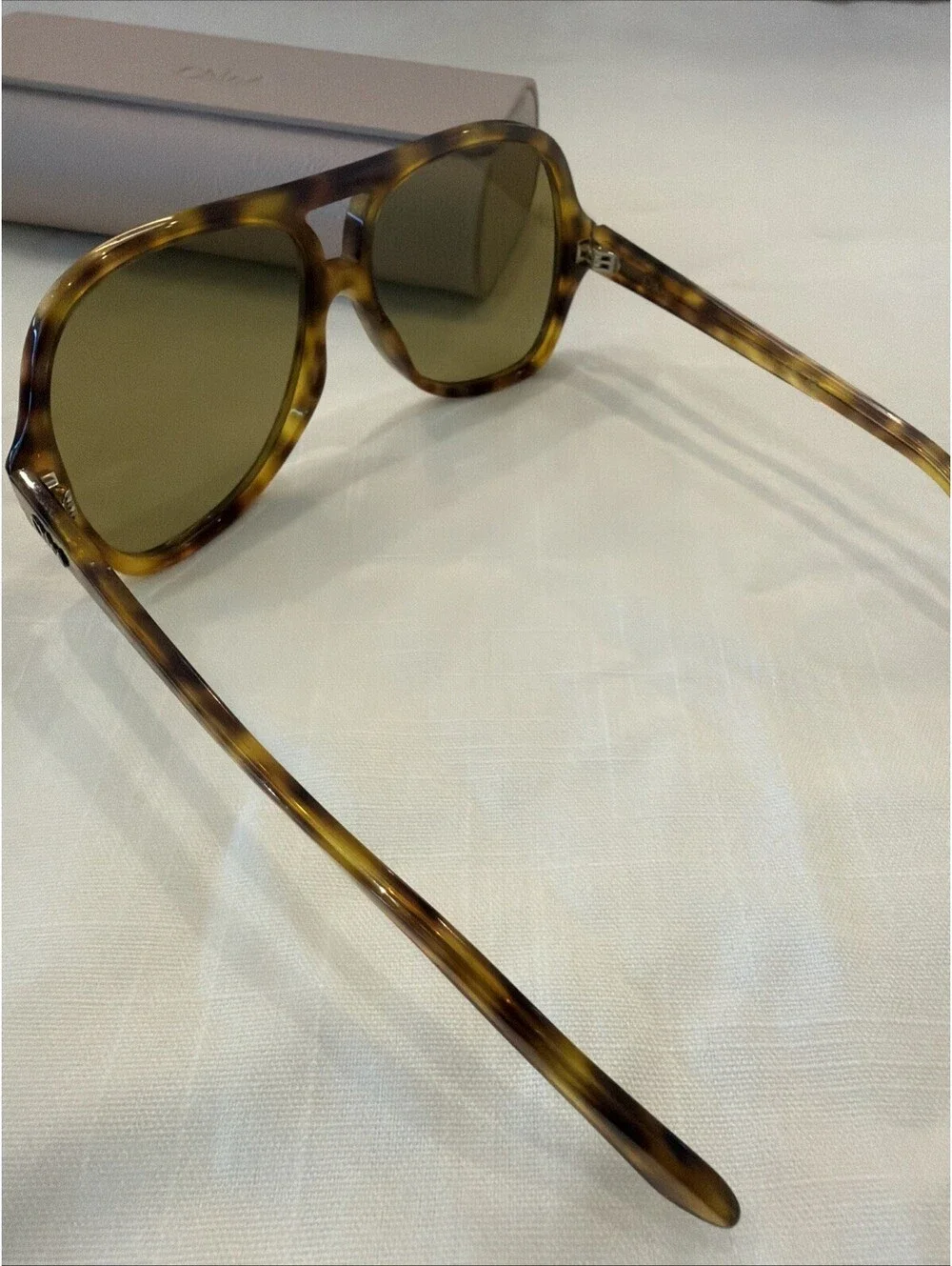 CH0289S Havana Pilot Sunglasses Revolve Site $350